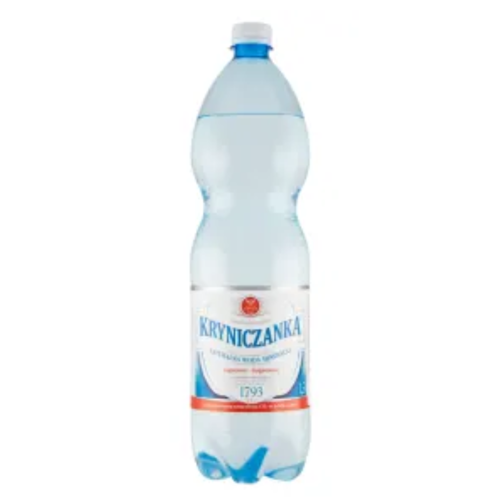 Woda Kryniczanka gazowana Pet 1500 ml