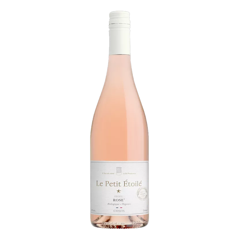 Wino Le Petit Etoile Rose Chardonnay Organic różowe 750 ml bezalkoholowe