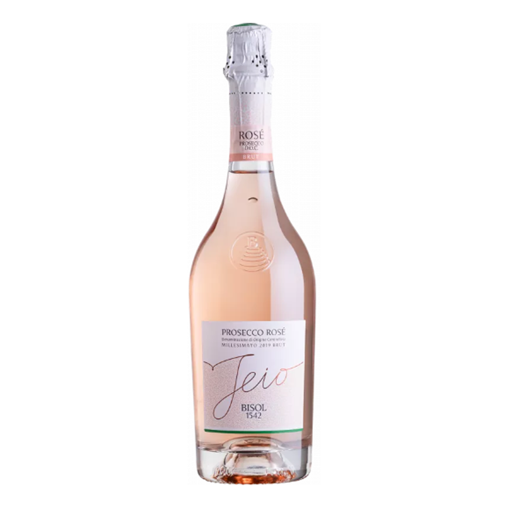 Wino Jeio Bisol Prosecco Rose Doc Brut 11% różowe wytrawne 750 ml
