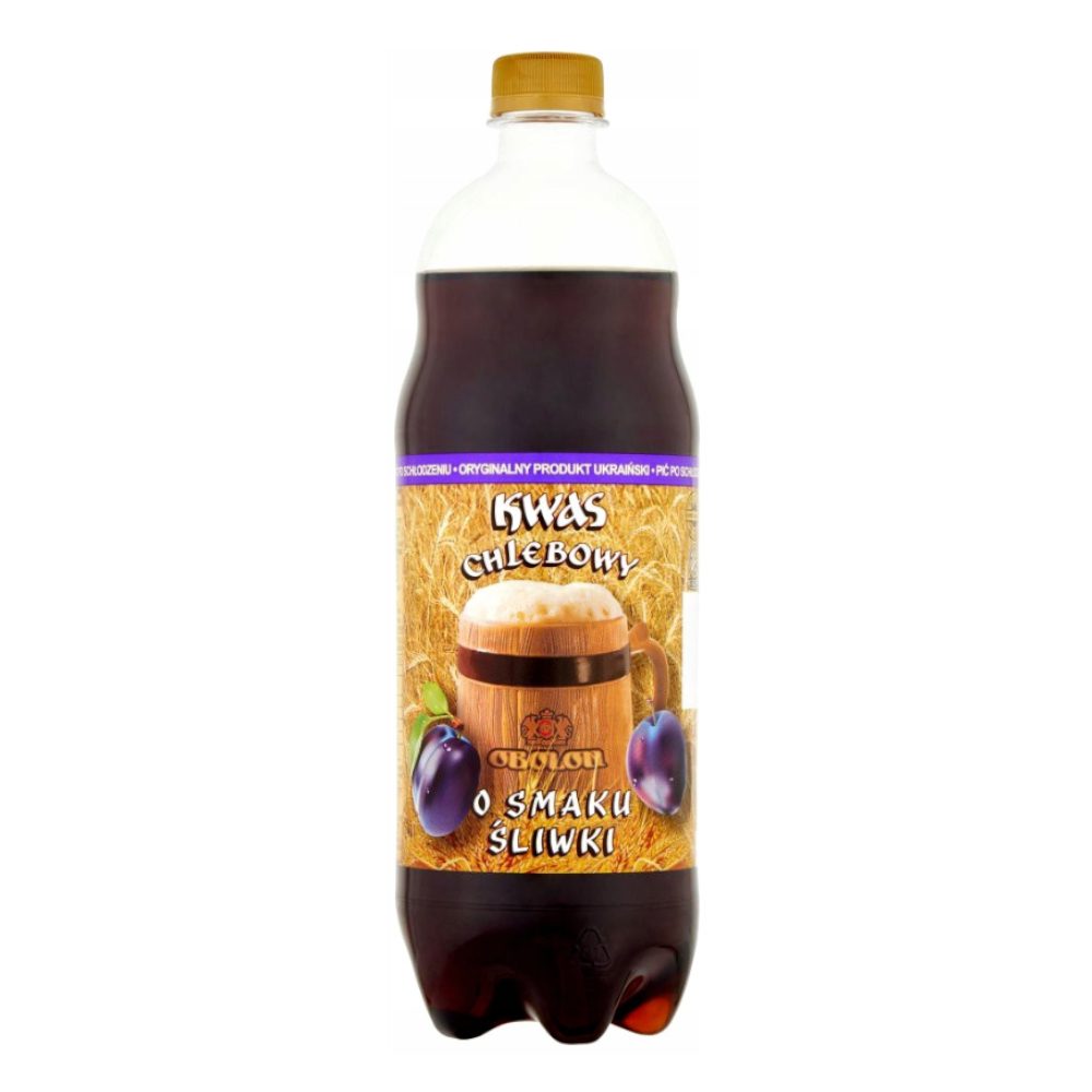 Kwas Chlebowy Obolon o smaku Śliwki 1000 ml