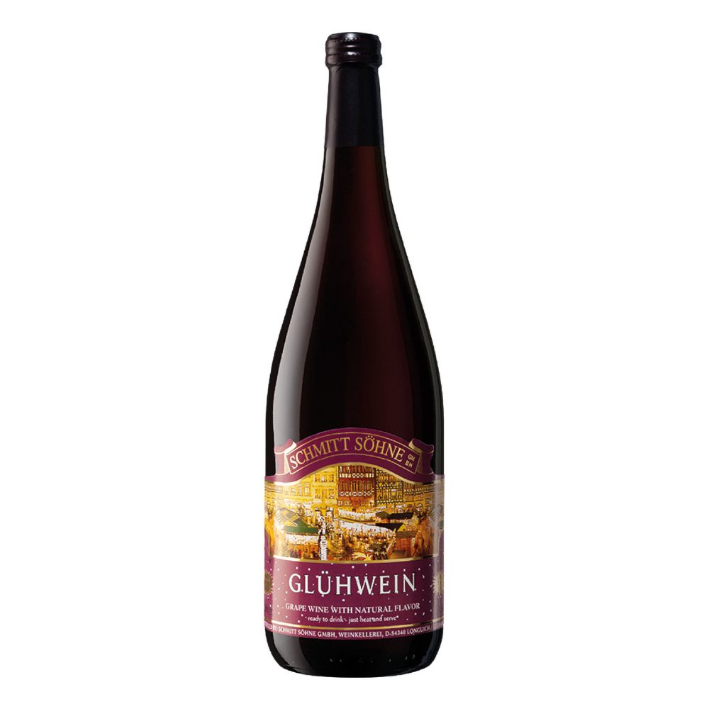 Wino Schmitt Sohne Gluhwein 8,5% czerwone słodkie 1000 ml