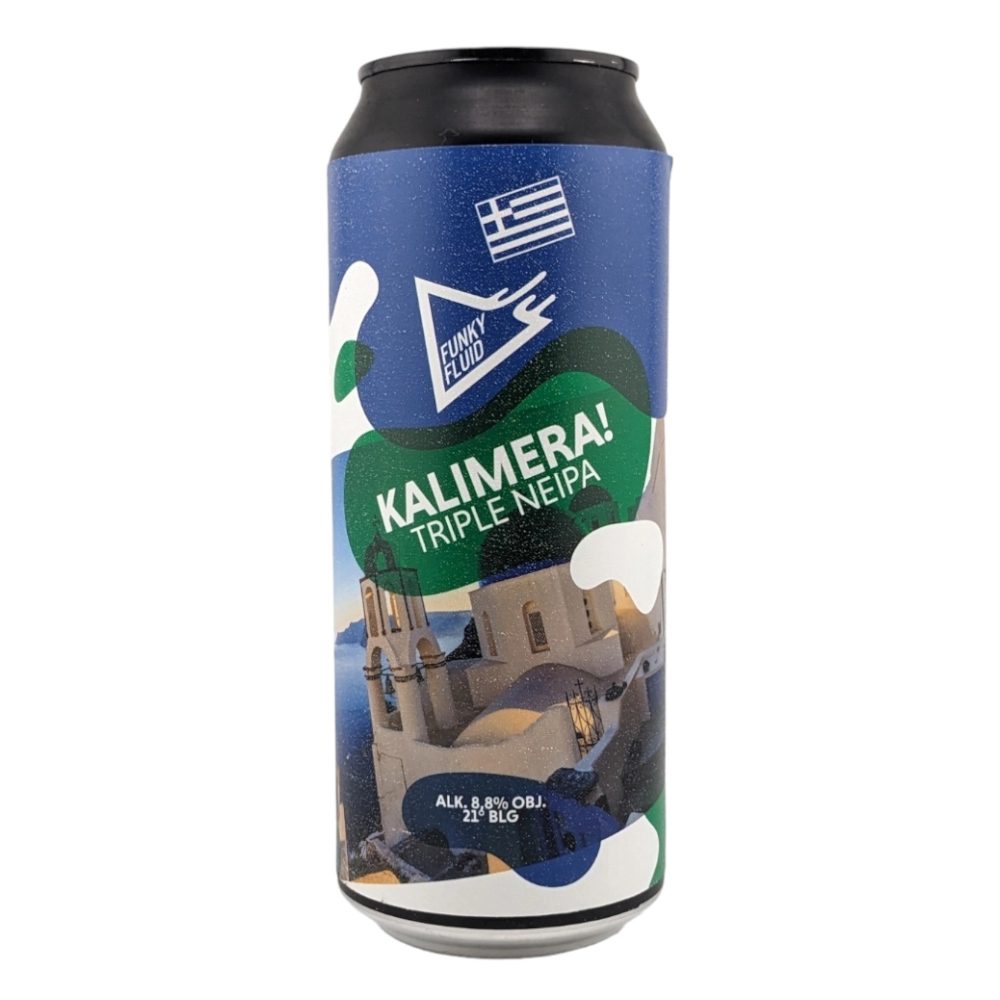Piwo Funky Fluid Kalimera - Triple NEIPA 8,8% 500 ml puszka