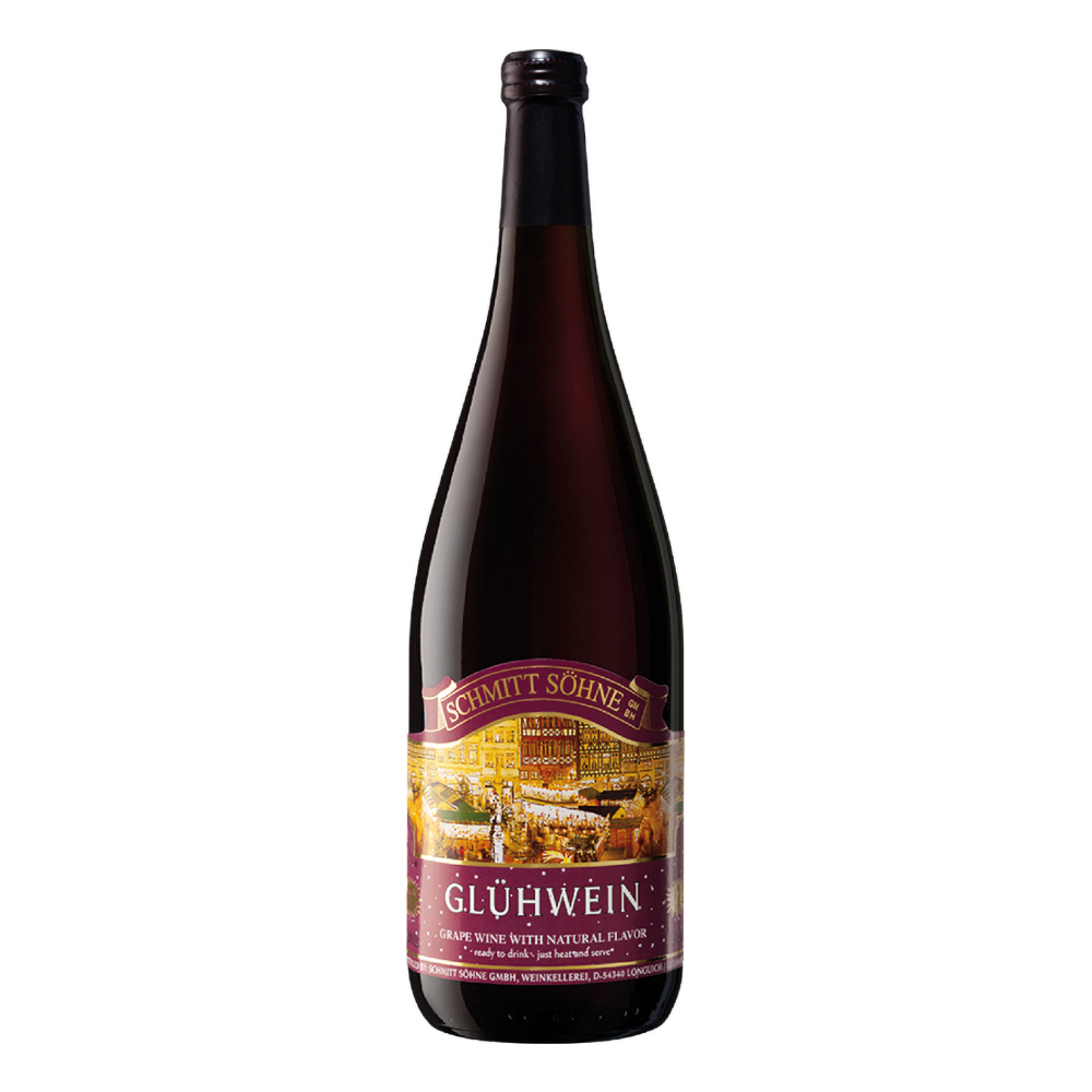 Wino Schmitt Sohne Gluhwein 8,5% czerwone słodkie 1000 ml