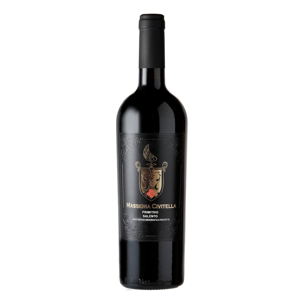 Wino Masserie Civitella Primitivo Del Salento 14% czerwone wytrawne 750 ml
