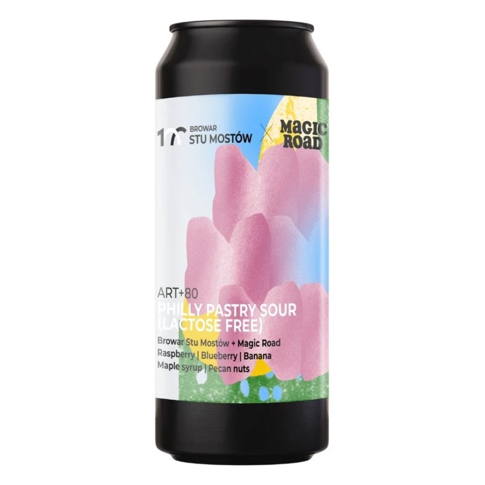 Piwo Stu Mostów ART+80 Philly Pastry Sour Lactose Free 4,5% 440 ml Puszka