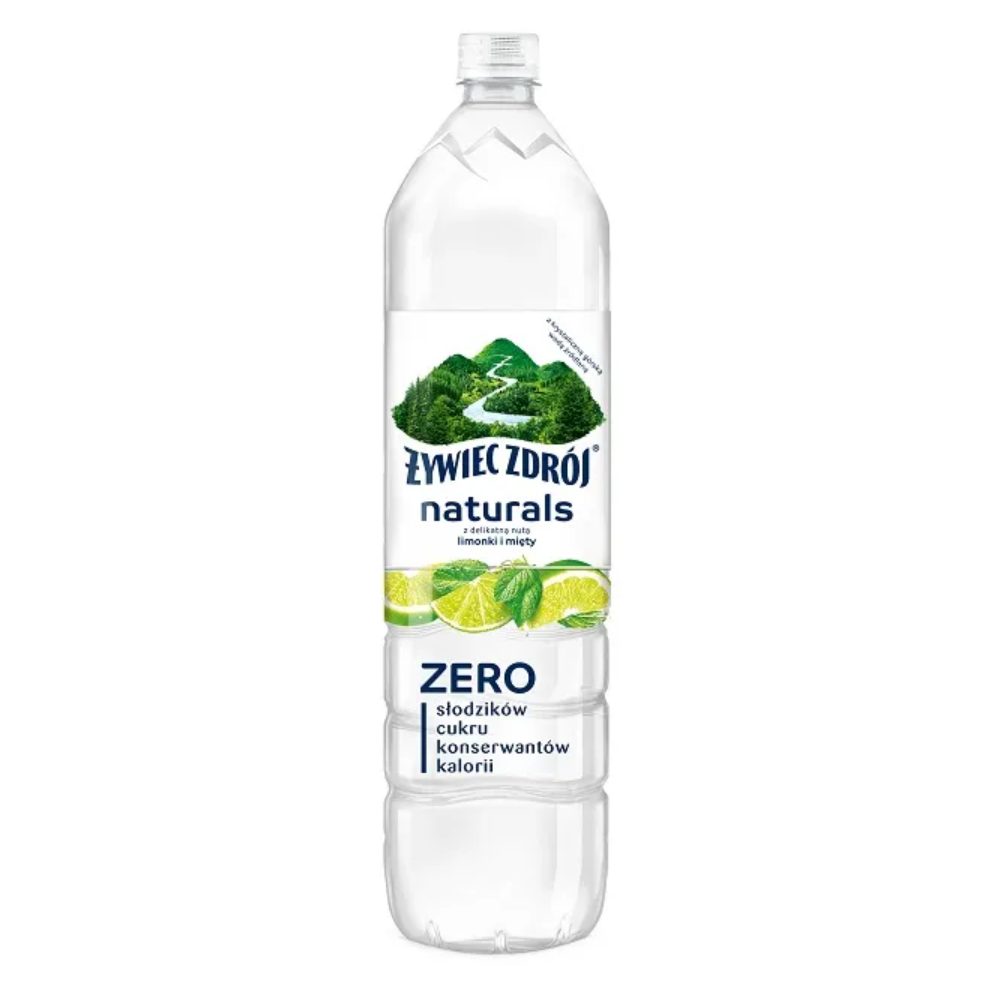 Woda Żywiec Zdrój Naturals Limonka-Mięta Naturals niegazowana 1200 ml Pet