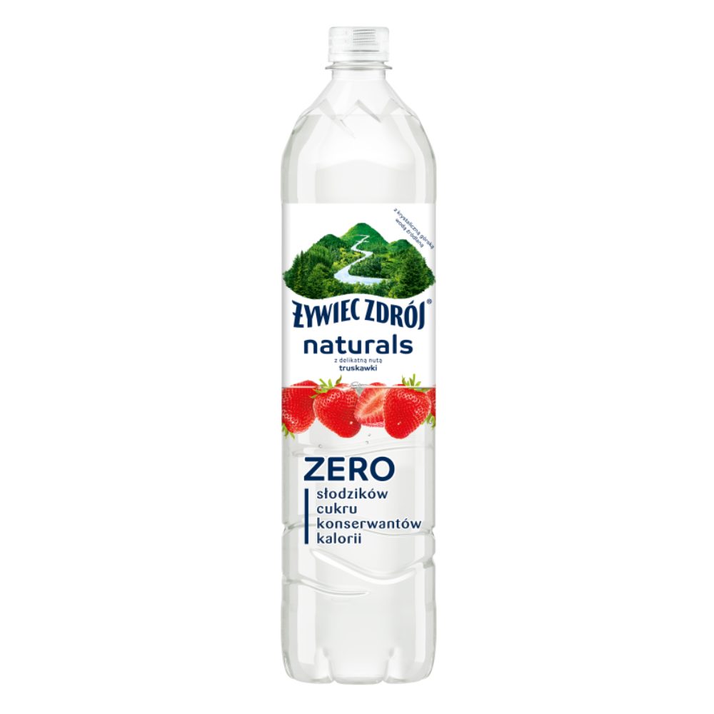 Woda Żywiec Zdrój Naturals Truskawka niegazowana 1200 ml Pet