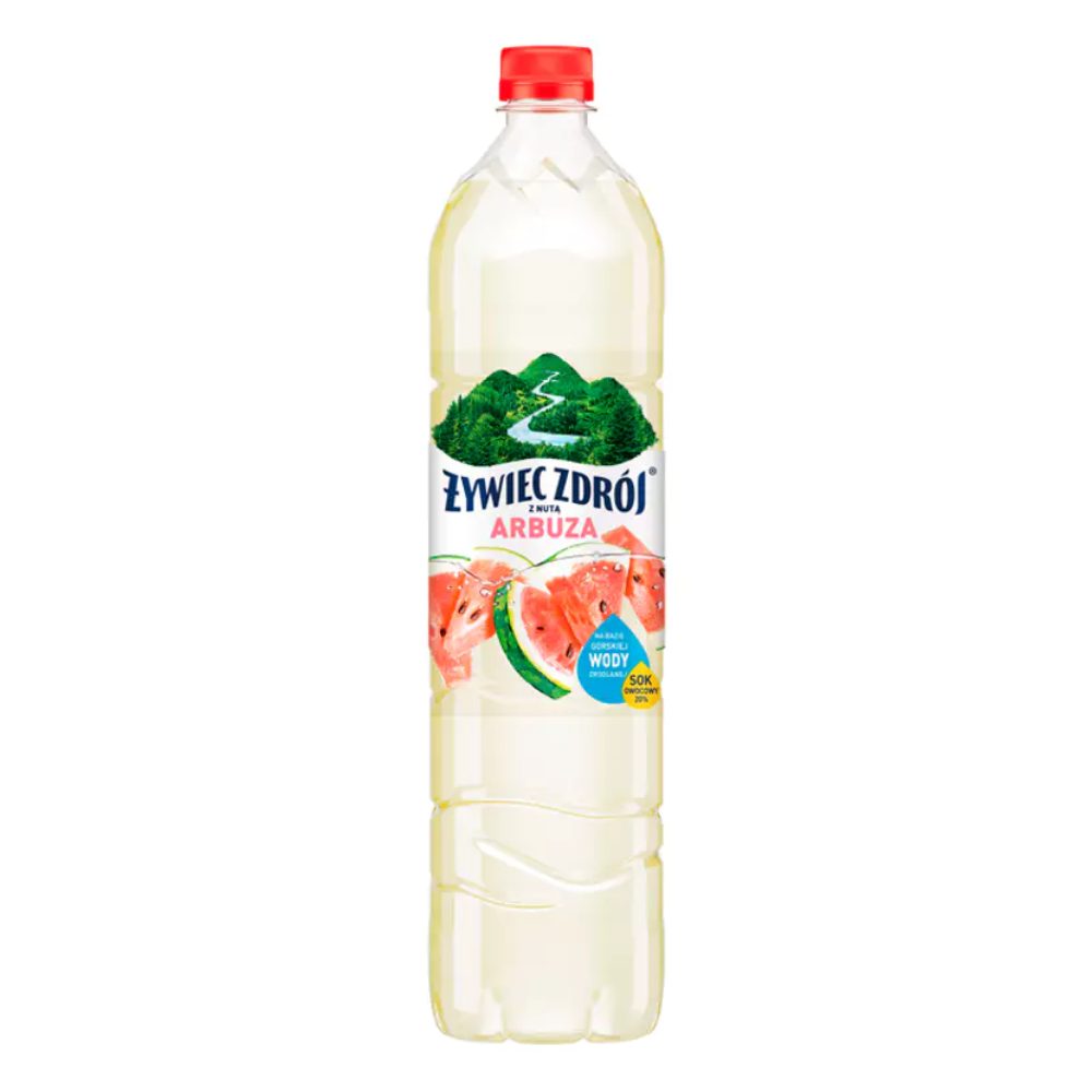 Woda Żywiec Zdrój Z Nutą Arbuza Z Sokiem niegazowana 1200 ml Pet