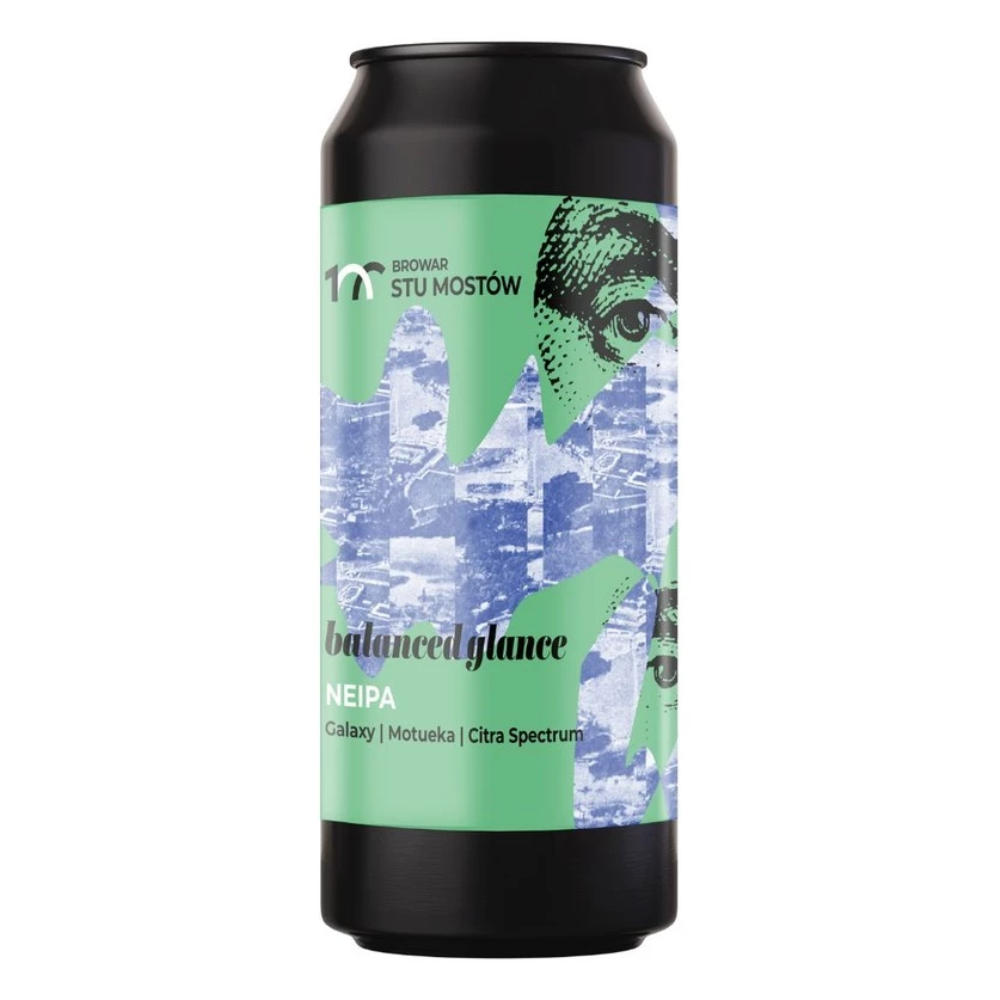 Piwo Stu Mostów Balanced Glance - NEIPA 6,2% 440 ml Puszka