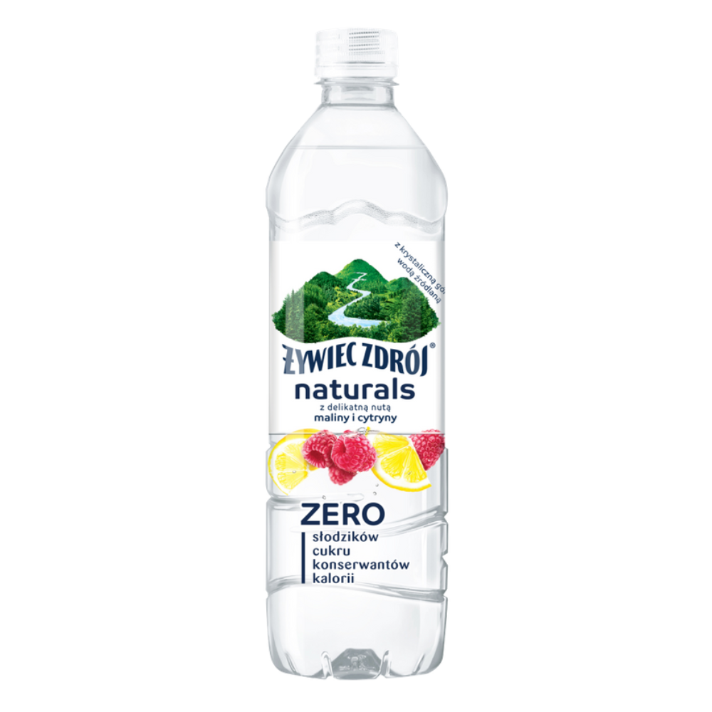 Woda Żywiec Zdrój Naturals Malina-Cytryna niegazowana 500 ml Pet