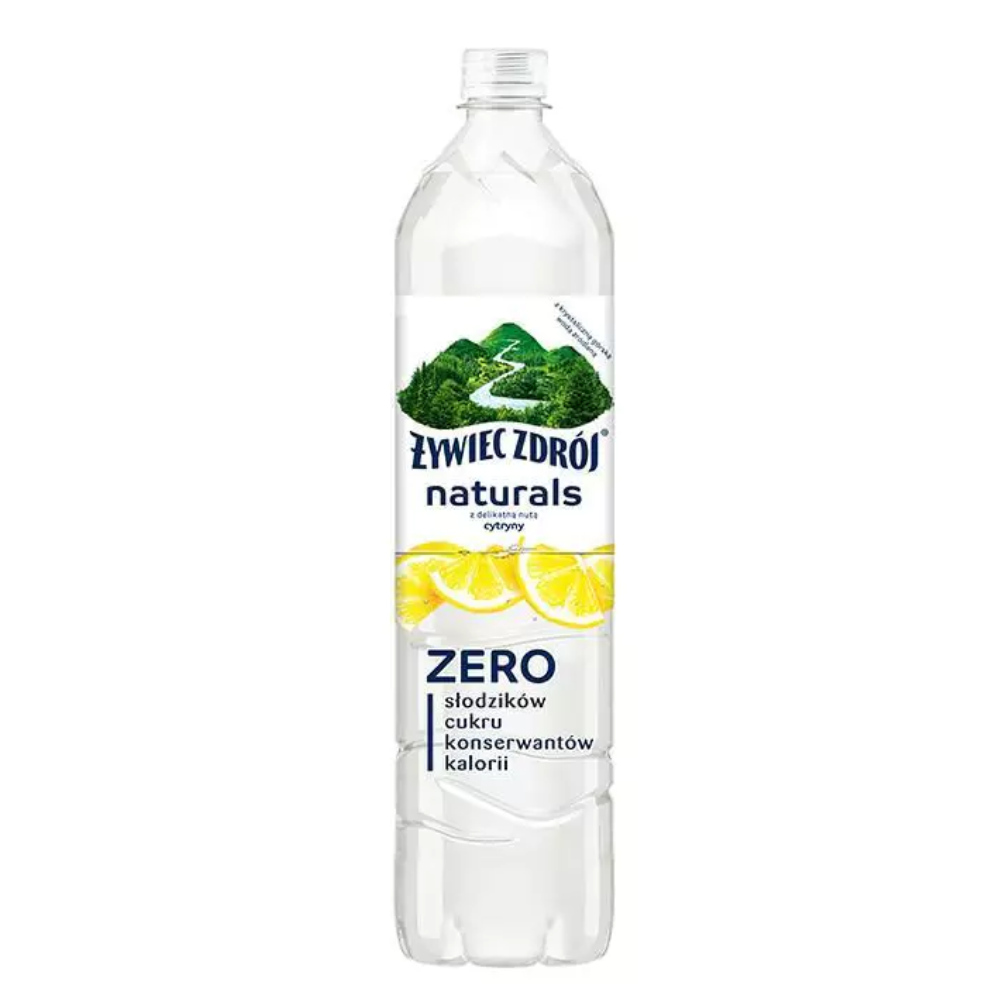Woda Żywiec Zdrój Naturals Cytryna niegazowana 1200 ml Pet
