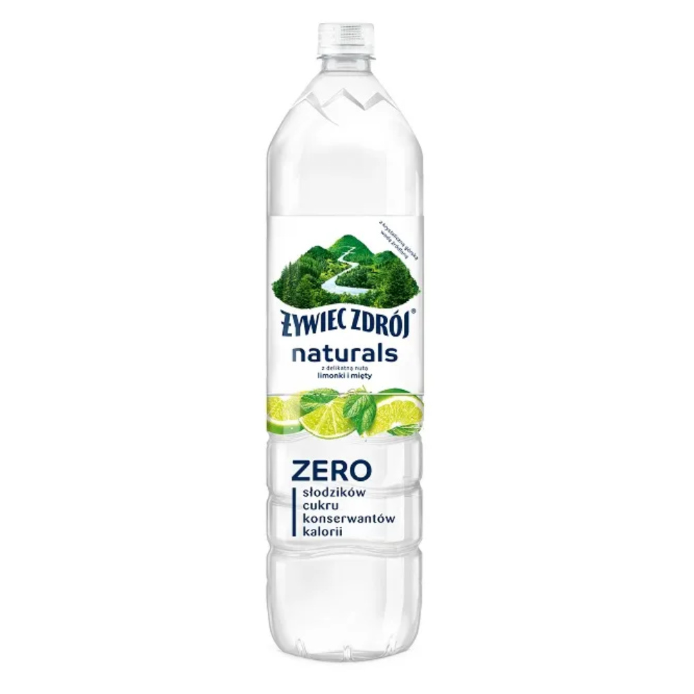 Woda Żywiec Zdrój Naturals Limonka-Mięta Naturals niegazowana 1200 ml Pet