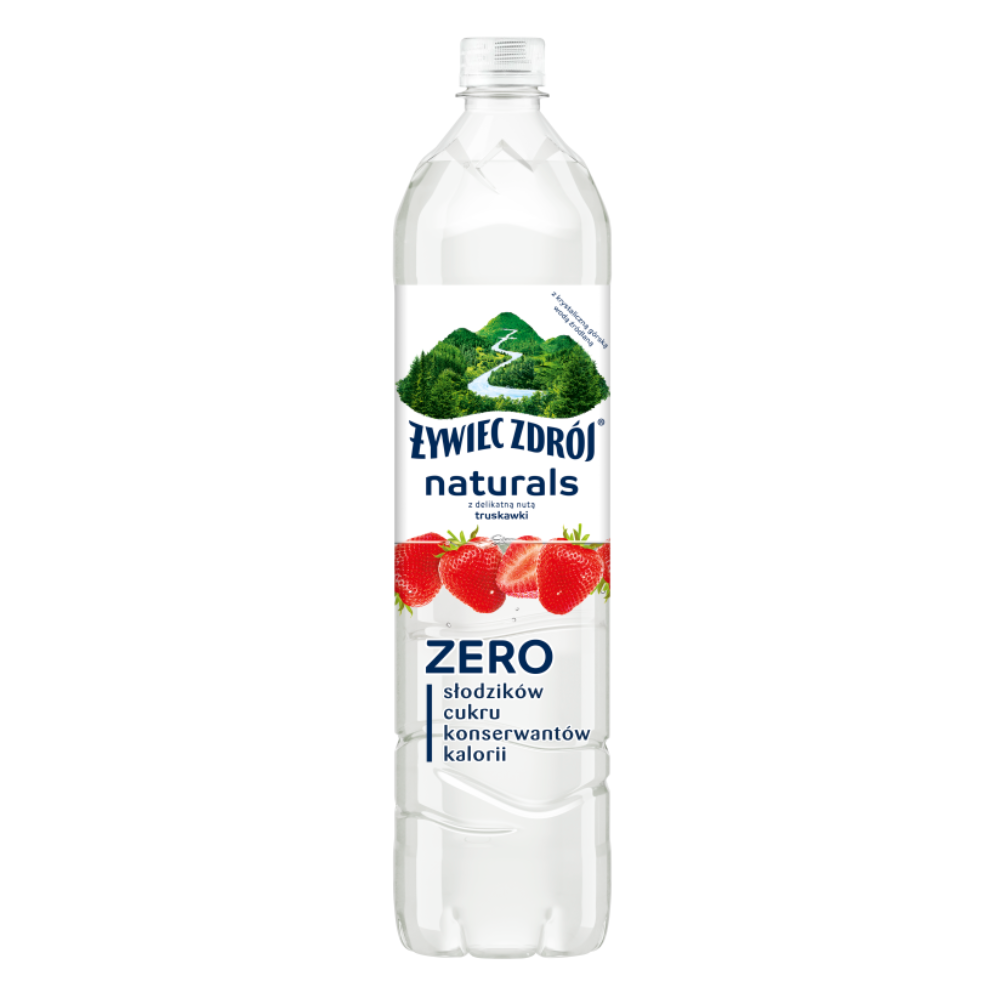 Woda Żywiec Zdrój Naturals Truskawka niegazowana 1200 ml Pet