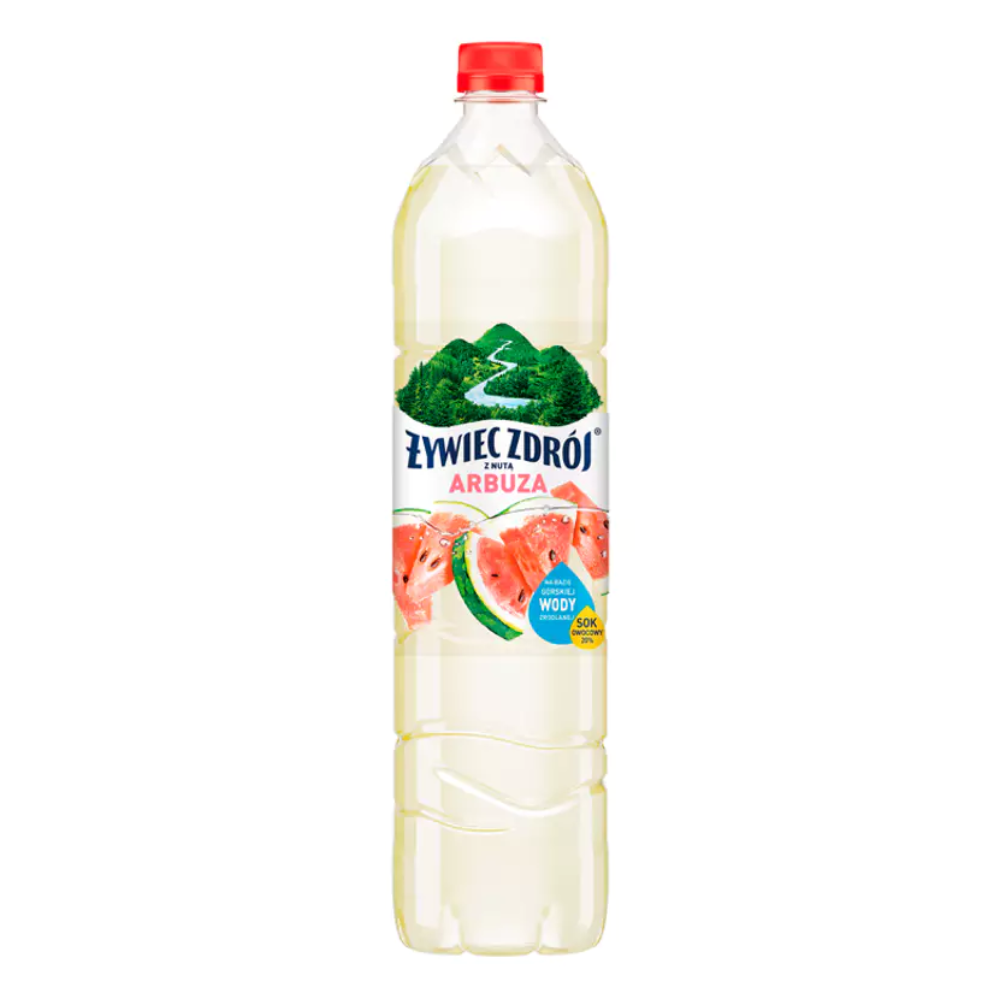 Woda Żywiec Zdrój Z Nutą Arbuza Z Sokiem niegazowana 1200 ml Pet