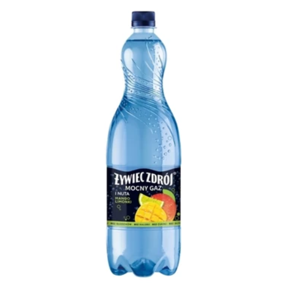 Woda Żywiec Zdrój Z Nutą Mango I Limonki gazowana 1500 ml Pet