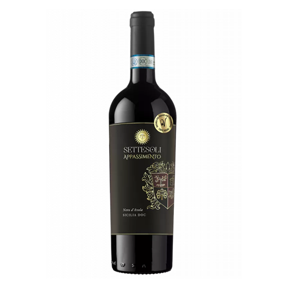 Wino Settesoli Nero D'Avola Appassimento 13,5% czerwone półwytrawne 750 ml