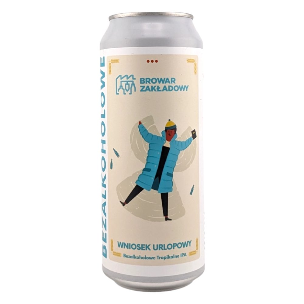 Piwo Zakładowy Wniosek Urlopowy Bezalkoholowy - Tropikalne IPA 500 ml Puszka