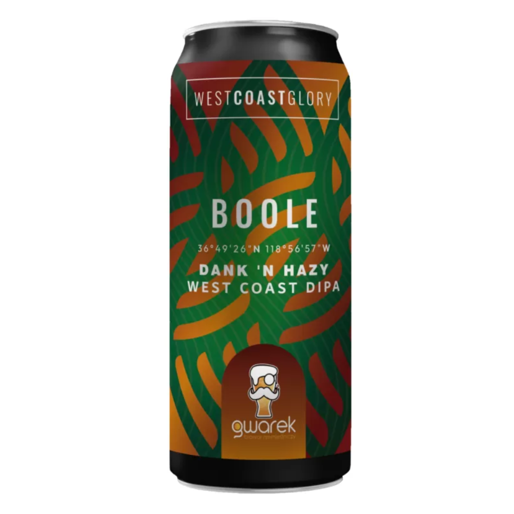 Piwo Gwarek Boole - Dank N Hazy West Coast DIPA 8,2% 500 ml Puszka