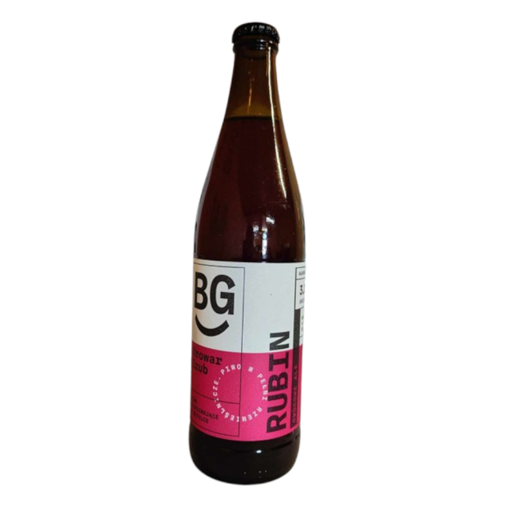 Piwo Rubin - Pszeniczne z wiśnią i czerwoną porzeczką 3,8% 500 ml