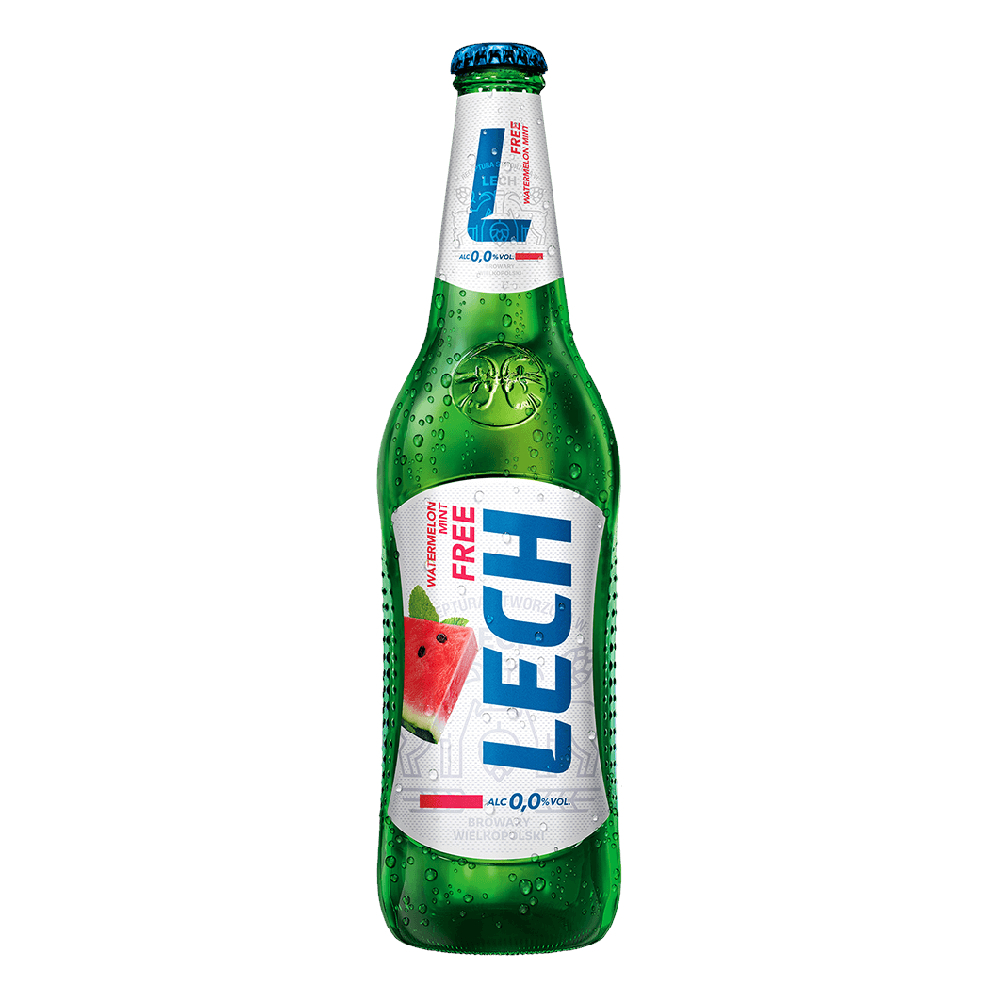 Piwo Lech Free Arbuz Z Miętą bezalkoholowe 0% 500 ml