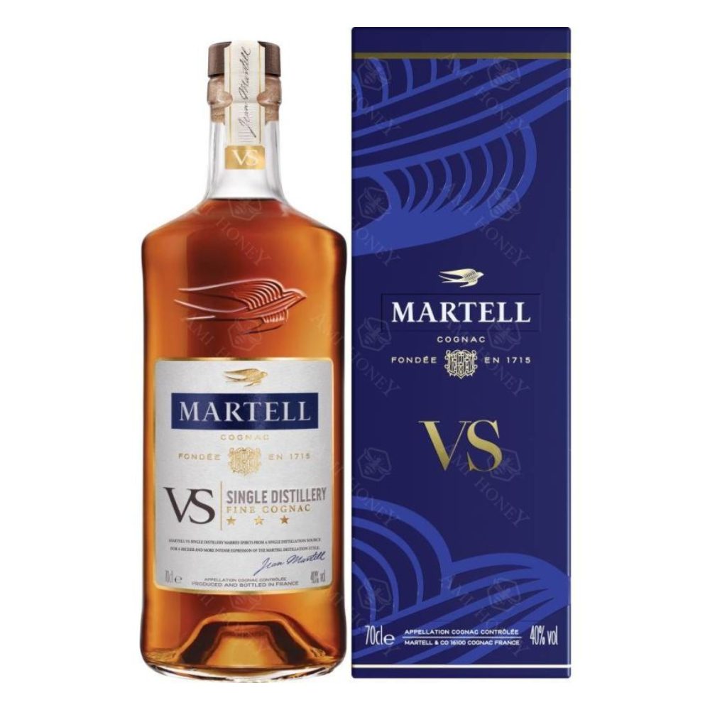 Koniak Martell Vs Single Distillery + Kart 40% 700 ml