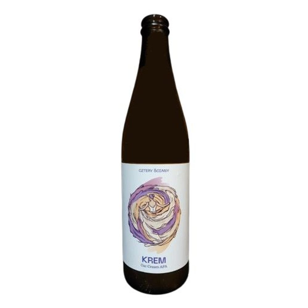 Piwo Cztery Ściany Krem Oat Cream APA 4,9% 500 ml