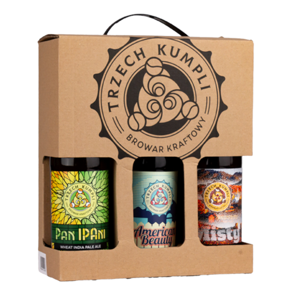 Piwo Trzech Kumpli Zestaw 3 Piwa 6,5% 500 ml