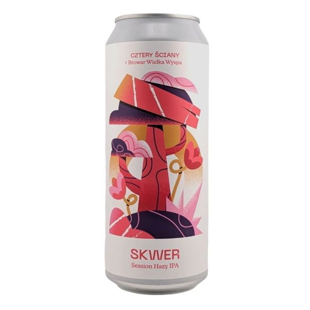 Piwo Cztery Ściany Skwer Session Hazy IPA 5,7% 500 ml puszka