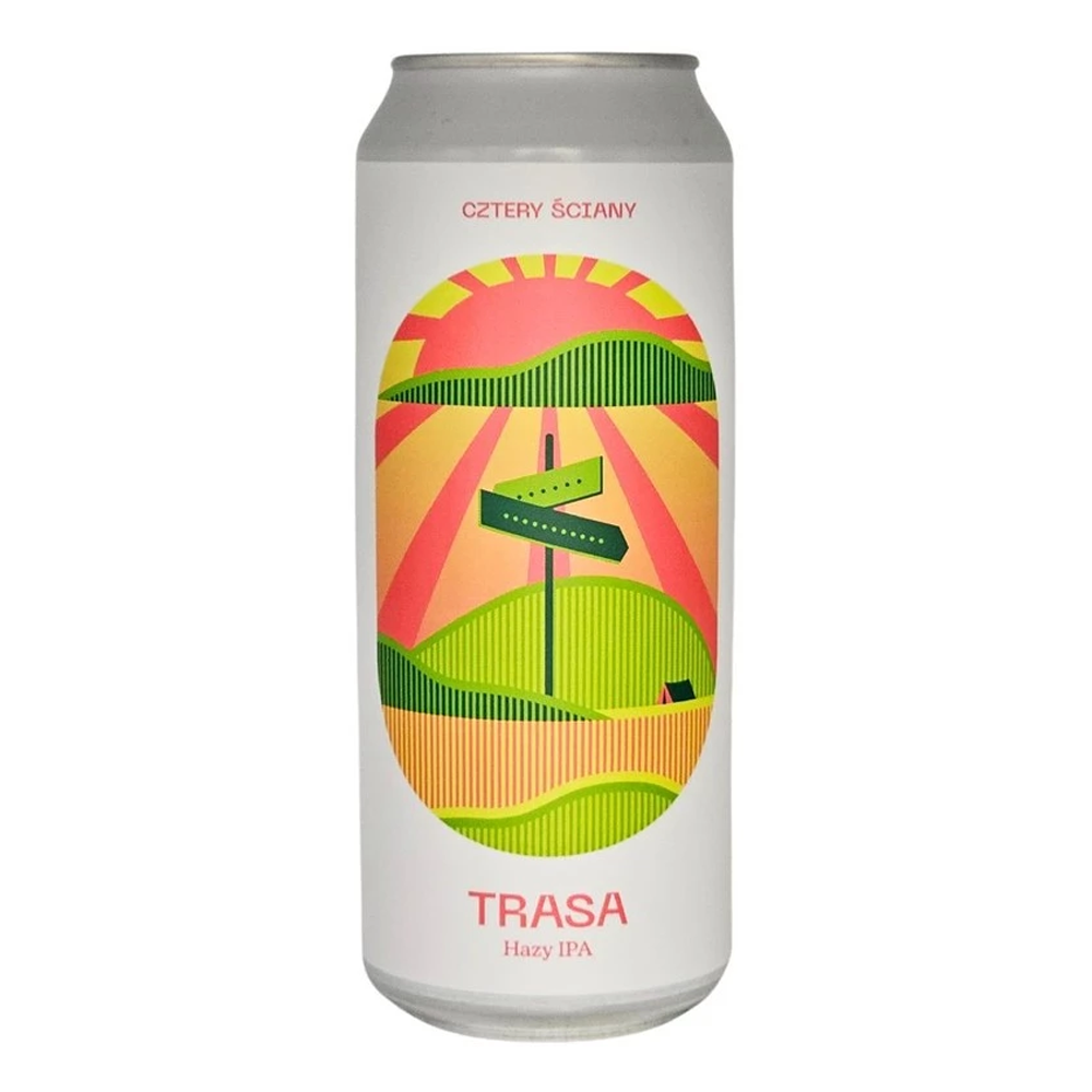 Piwo Cztery Ściany Trasa Hazy IPA 6,8% 500 ml puszka