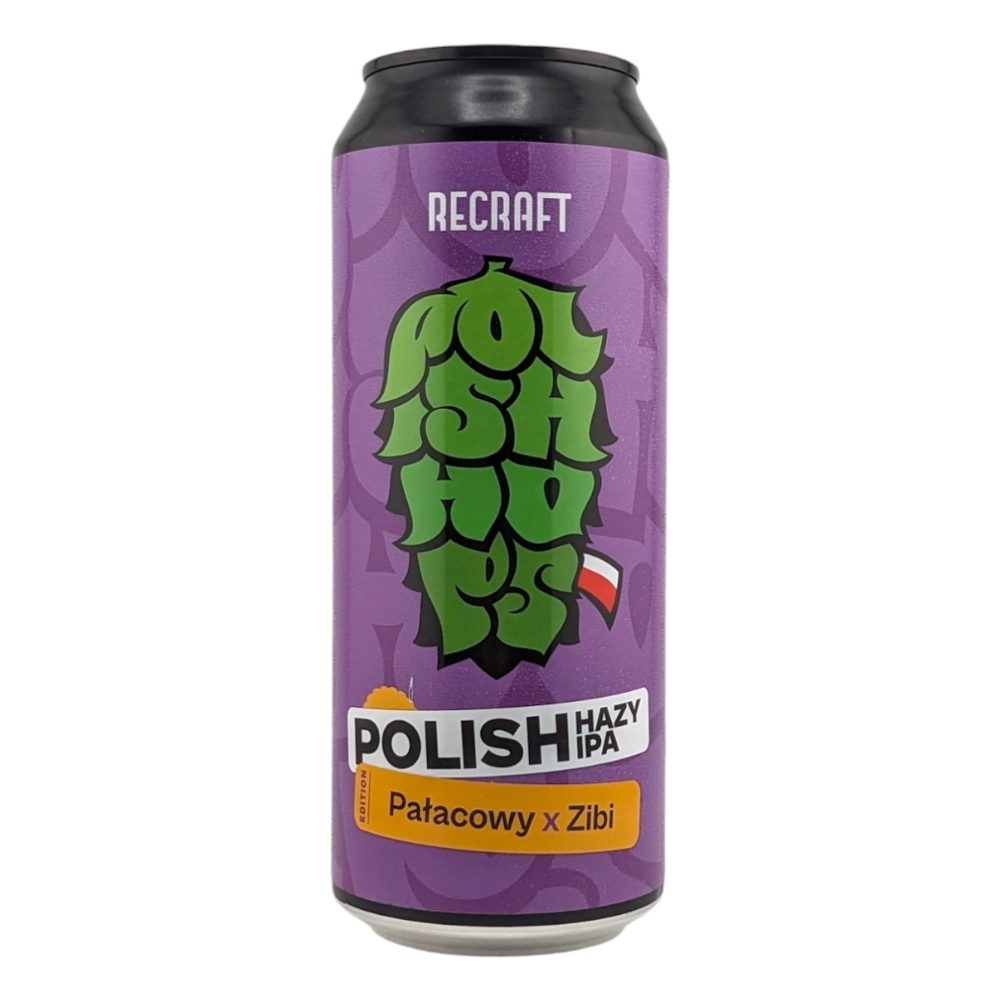 Piwo ReCraft Polish Hazy IPA Pałacowy Zibi 5,4% 500 ml puszka