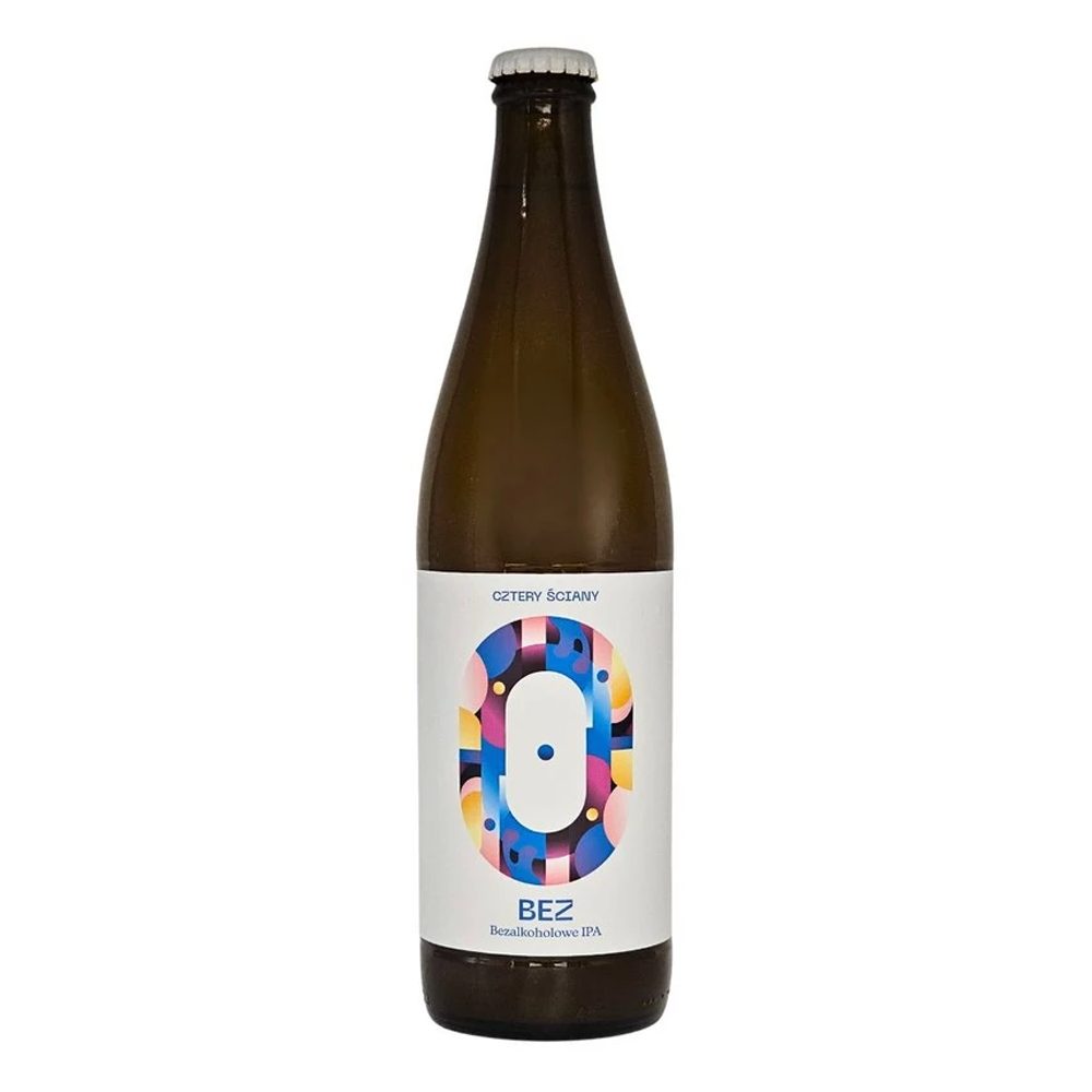 Piwo Cztery Ściany Bez IPA  0% 500 ml