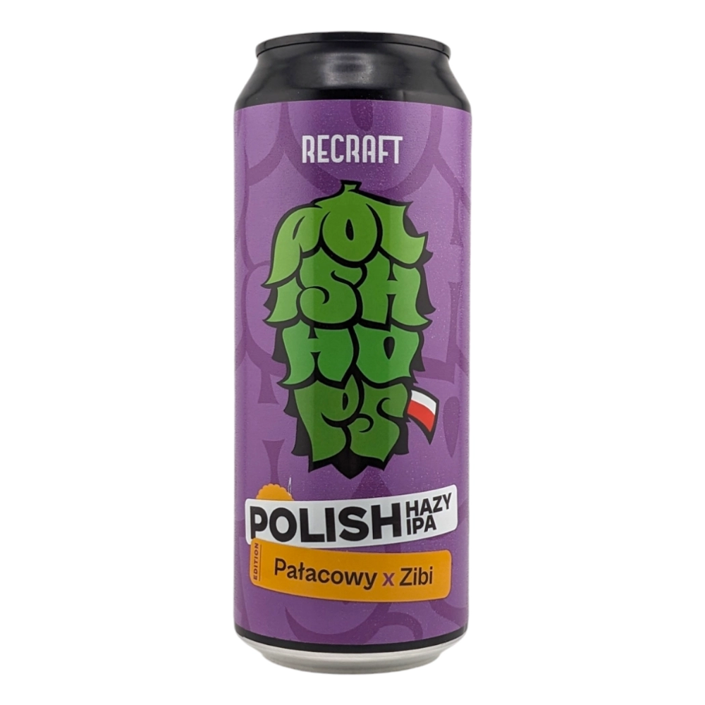 Piwo ReCraft Polish Hazy IPA Pałacowy Zibi 5,4% 500 ml puszka
