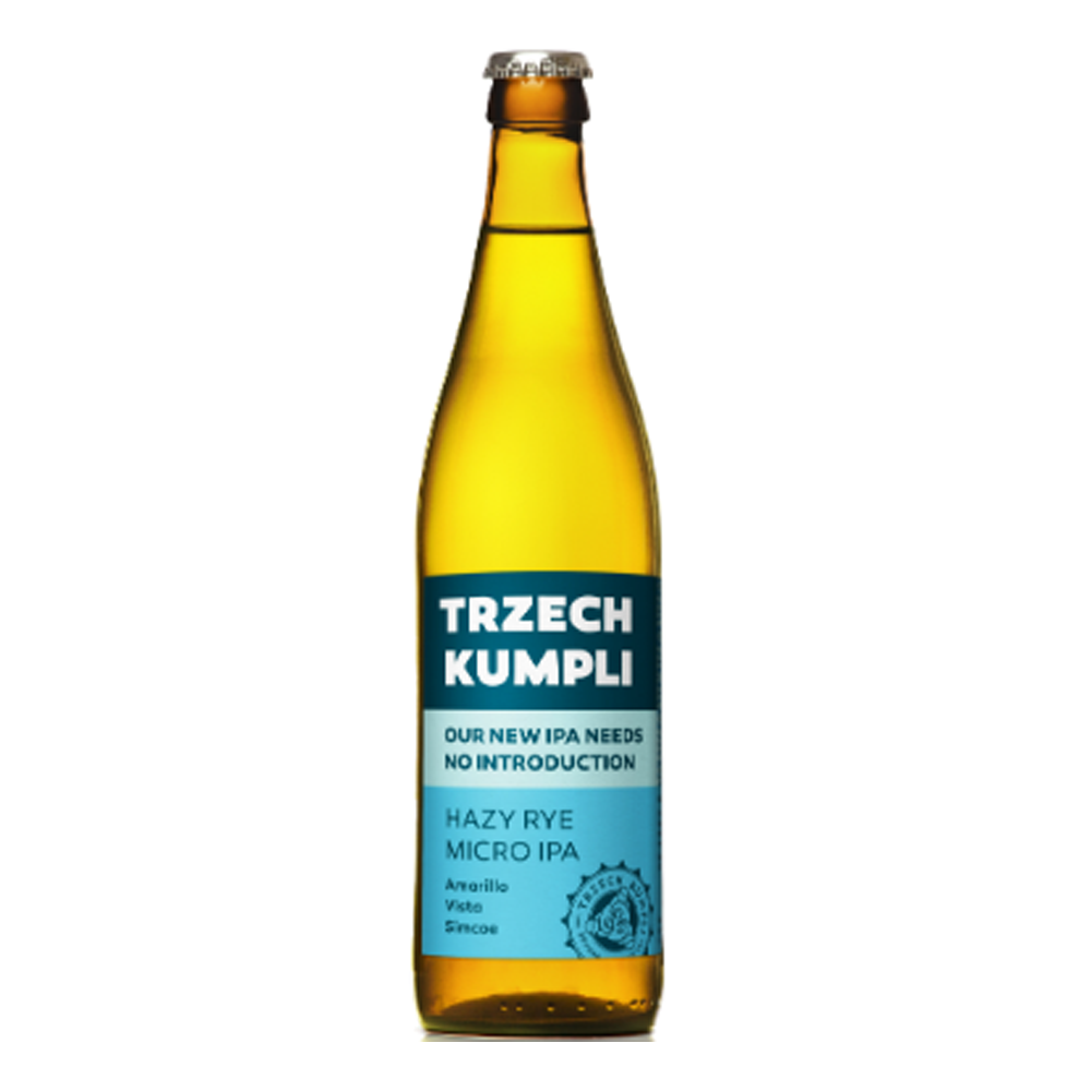 Piwo Trzech Kumpli Hazy Rye Micro IPA 3,3% 500 ml
