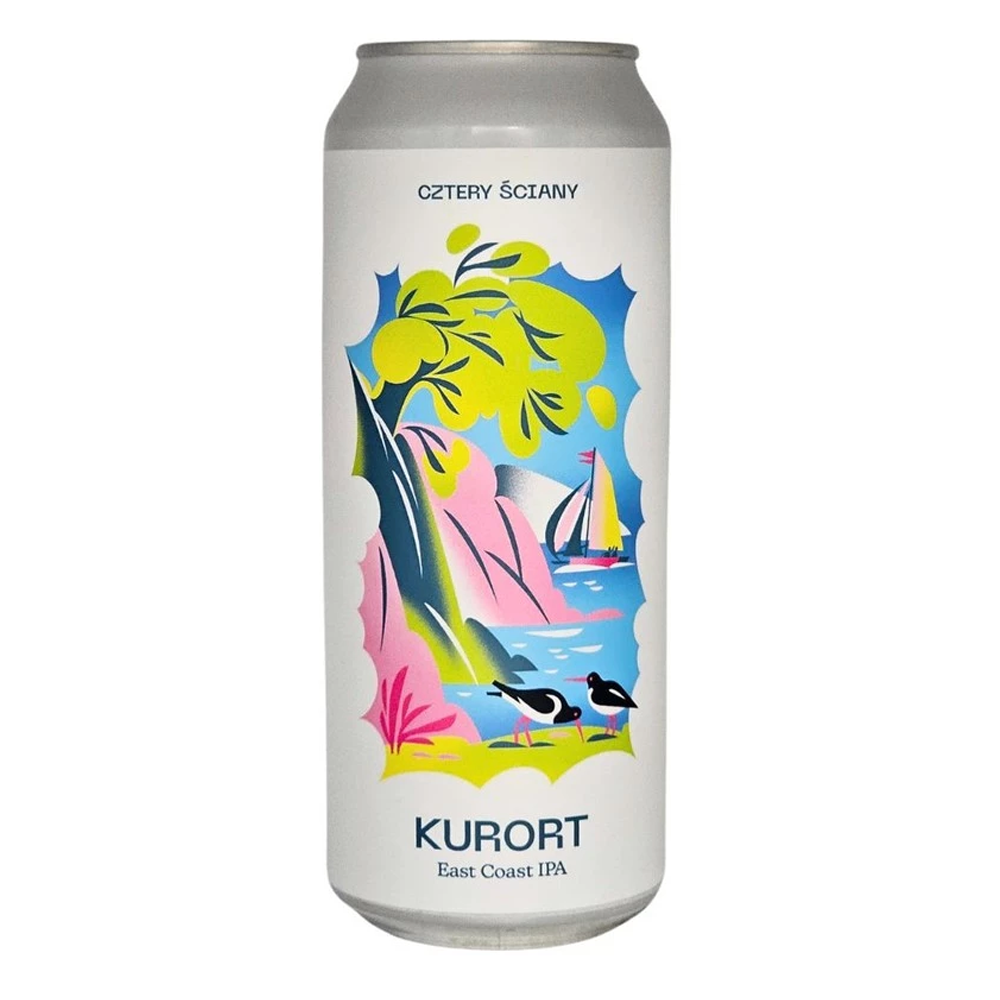 Piwo Cztery Ściany Kurort East Coast IPA 6,7% 500 ml puszka