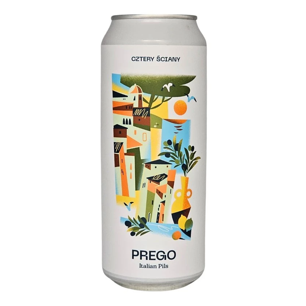 Piwo Cztery Ściany Prego Italian Pils 4,8% 500 ml puszka