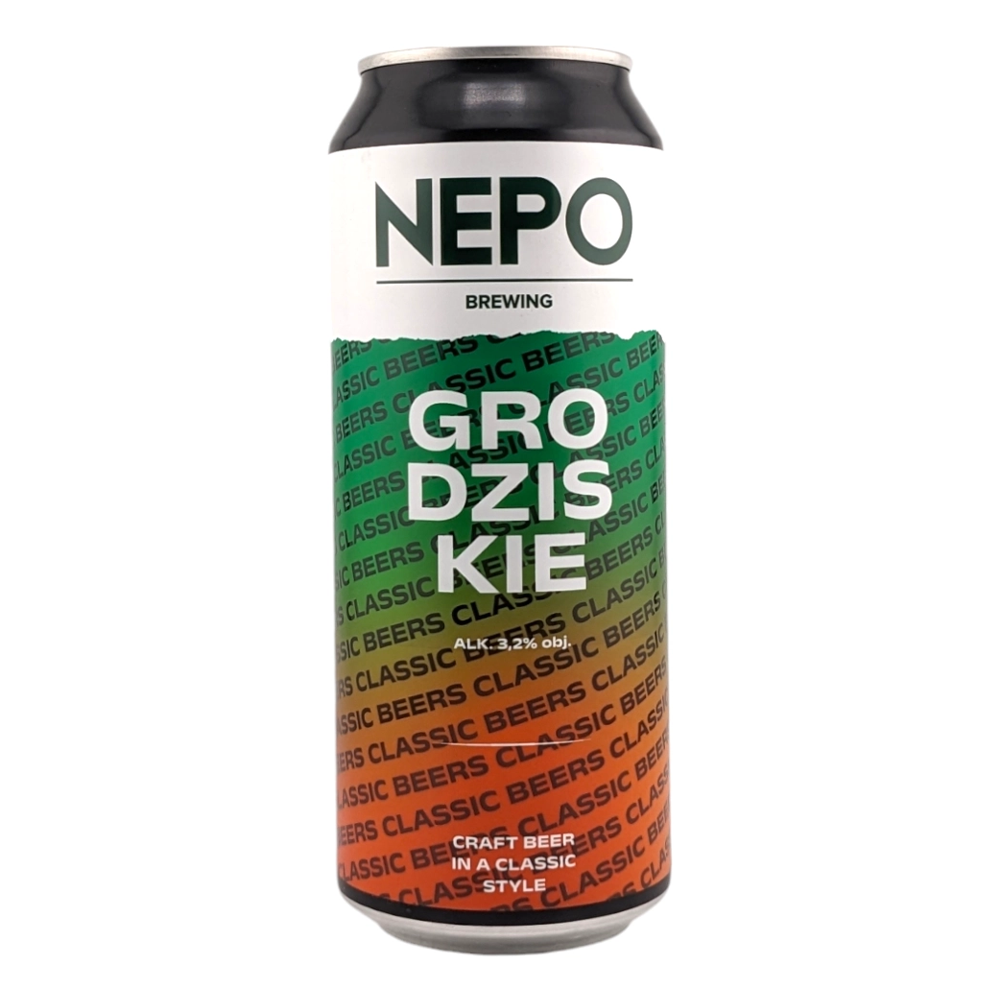 Piwo Nepomucen Grodziskie 3,2% 500 ml puszka