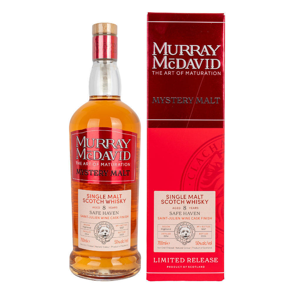 Whisky Murray McDavid Safe Haven Mystery 8 YO 50% 700 ml