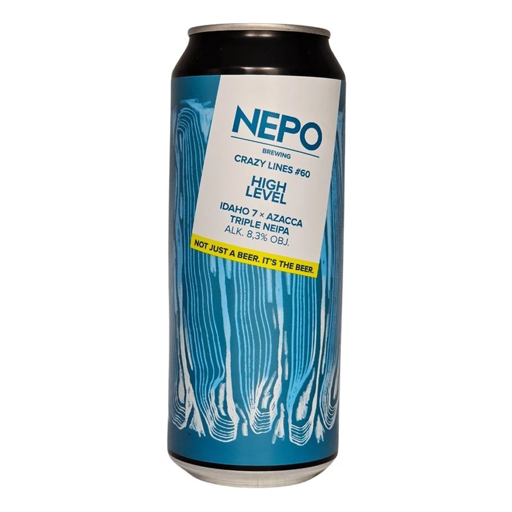 Piwo Nepomucen Crazy Lines #60 High-Level Triple NEIPA 8,3% 500 ml puszka
