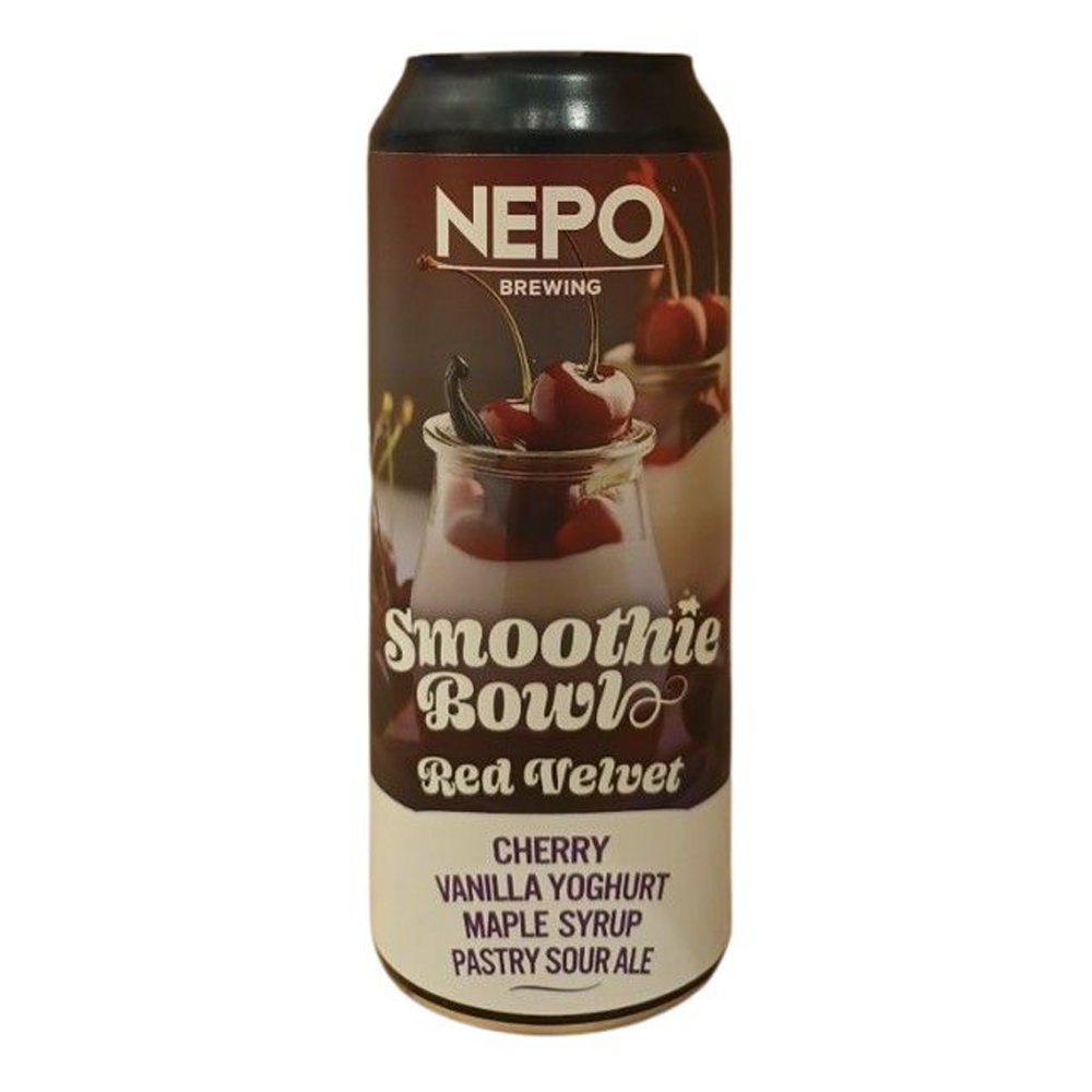 Piwo Nepomucen Smoothie Bowl Red Velvet Cherry Vanilla Yoghurt Maple Syrup Pastry Sour 5,3% 500 ml puszka
