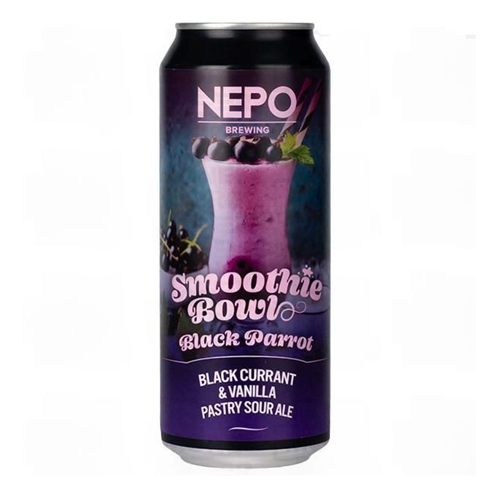 Piwo Nepomucen Smoothie Bowl Black Parrot Black Currant Vanilla Pastry Sour 5,3% 500 ml puszka