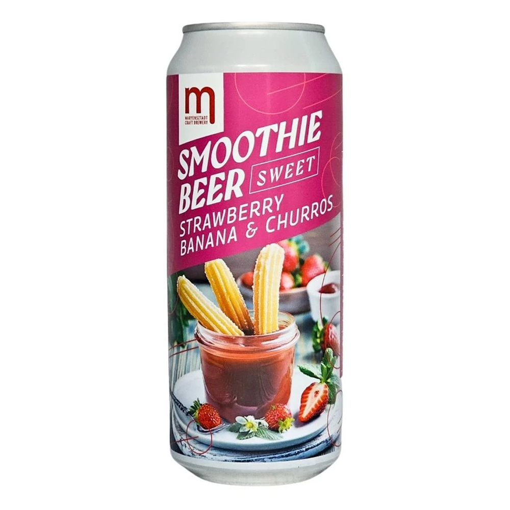 Piwo Maryensztadt Smoothie Beer Sweet - Strawberry, Banana Churros 5% 500 ml puszka