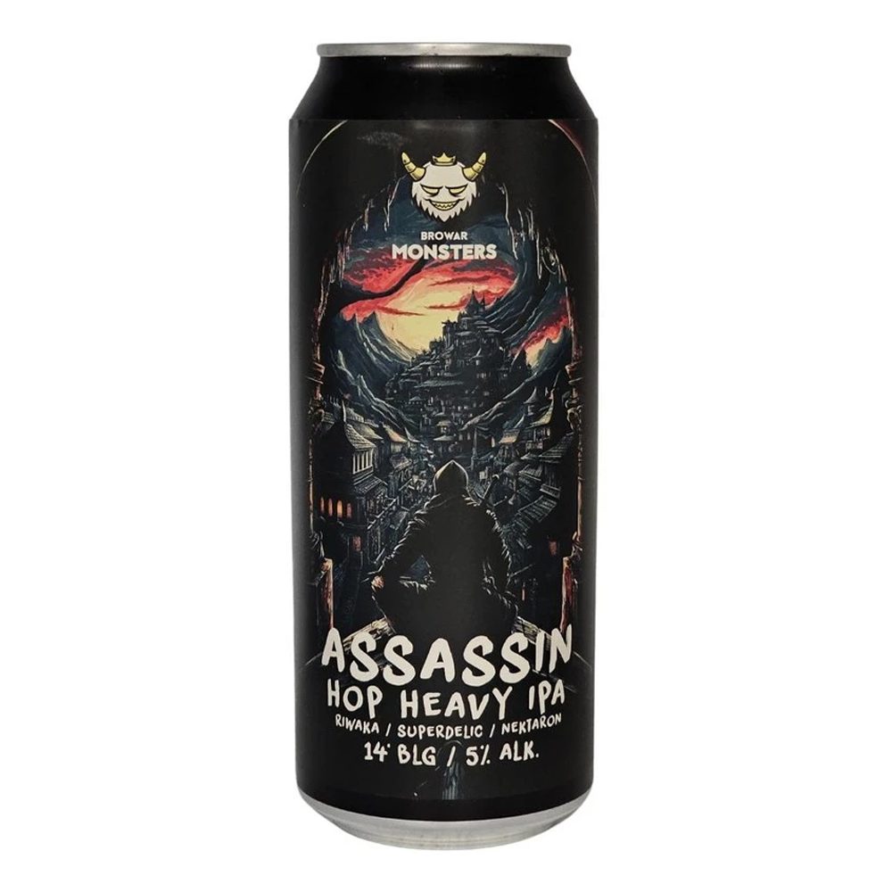 Piwo Monsters Assassin Hop Heavy IPA 5% 500 ml puszka