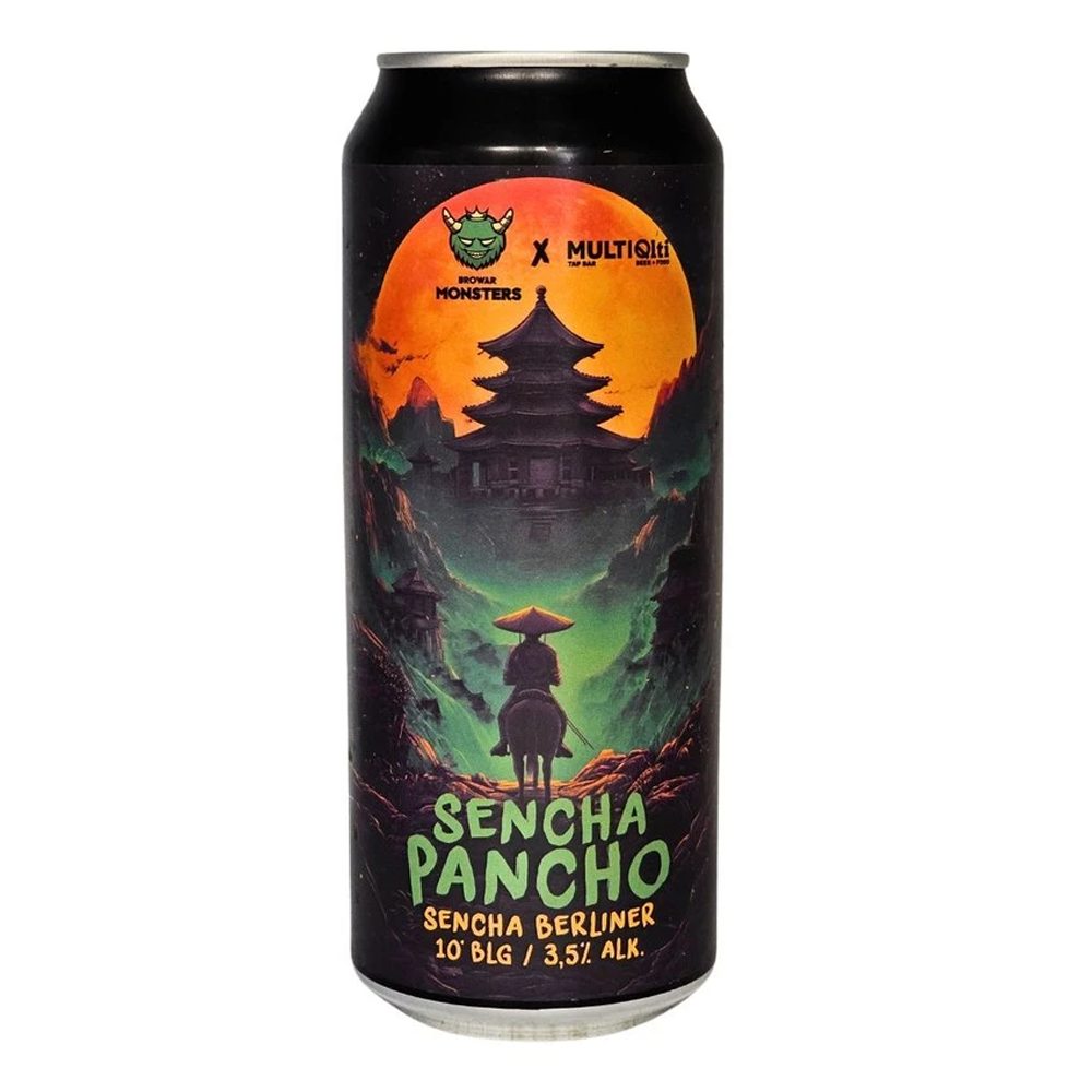 Piwo Monsters Sencha Pancho Sencha Berliner 3,5% 500 ml puszka