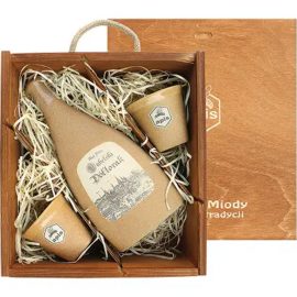 Miód Pitny Trójniak Piastowski  Kamionka z Czarkami 13% 500 ml