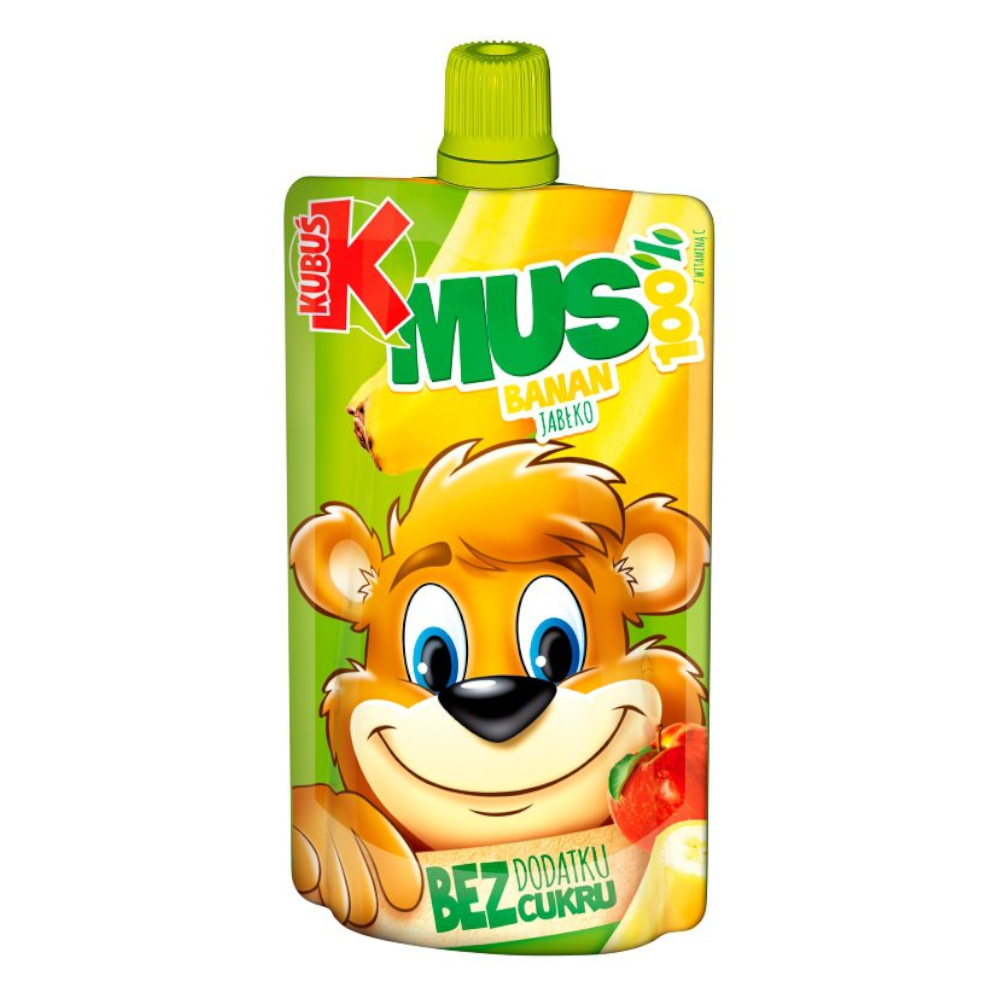 Mus Kubuś 100% jabłko 100 g