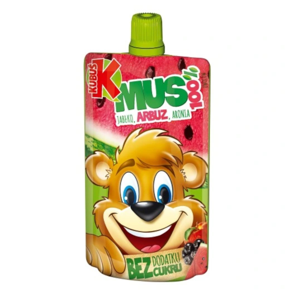 Mus Kubuś 100% jabłko, arbuz, aronia 100 g