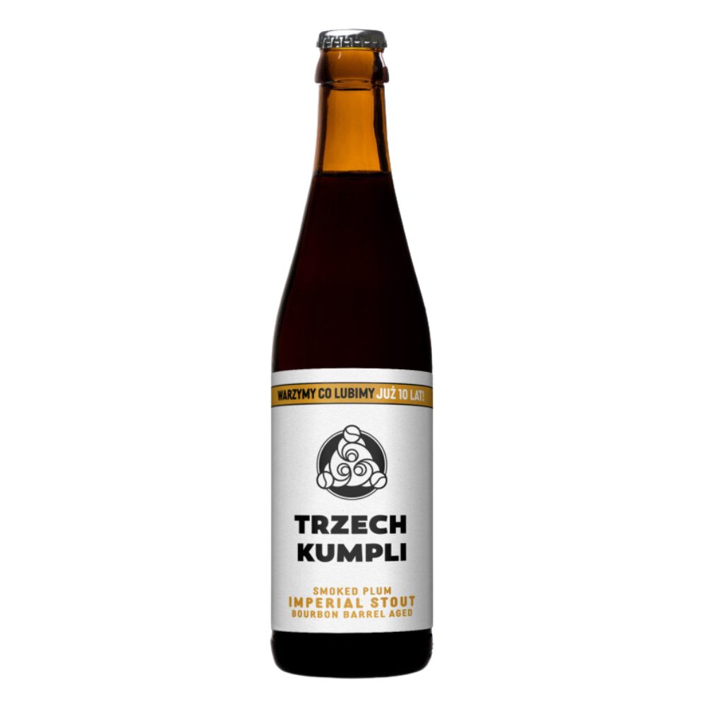 Piwo Trzech Kumpli Smoked Plum - Imperial Stout Bourbon Barrel Aged 11,6% 330 ml