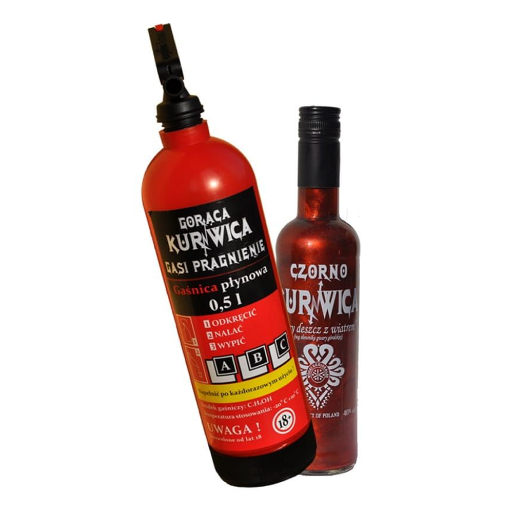 Wódka Czorno Kurnwica Rubin Gaśnica 40% 500 ml