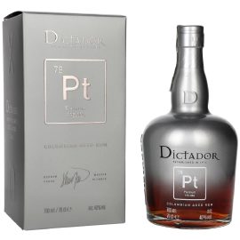 Rum Dictador Platinum + świeca 40% 700 ml