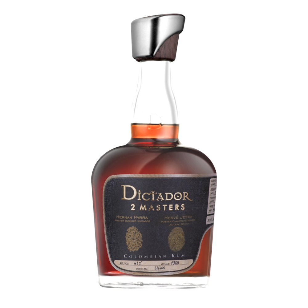 Rum Dictador 2 Masters, Leclerc Briant Champagne 1977 2022 release 42% 700 ml